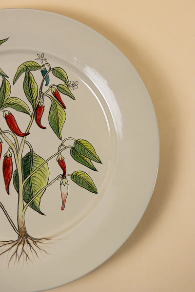 Red Chilli Dinner Plate