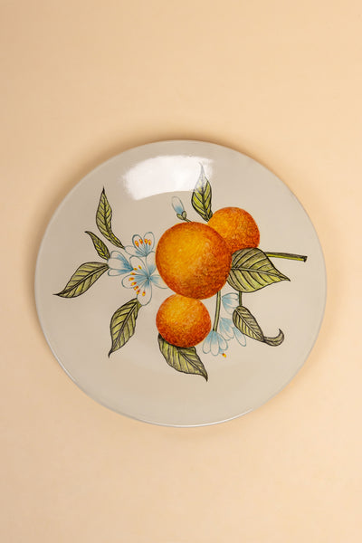 Peach Porcelain Quarter Plate